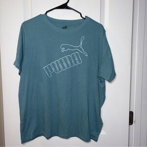 Women’s Puma Teal Graphic Crew Neck Tee Size: L